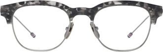Thom Browne unisex, Accessoires, Grijs, Maat: 49 MM