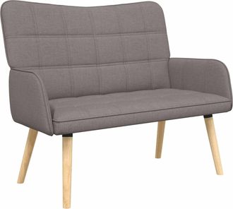 vidaXL Sof&aacute; De 2 Plazas Topo 115 X 61 X 87 Cm Tela Vidaxl
