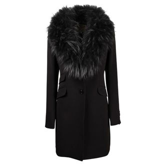 Kocca Cappotto Donna Nero Nero, Donna, Taglia: L