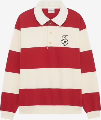 Dr&ocirc;le de Monsieur Gestreiftes Poloshirt aus edlem Jersey Le Polo Rayures