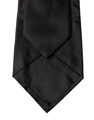 Dolce & Gabbana Silk-Blend Adjustable Necktie - Black