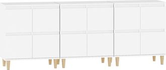vidaXL Vidaxl - Sideboards 3 pcs White 60x35x70 cm Engineered Wood
