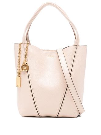 Chloé Tote Chloé Spin pequeño de piel
