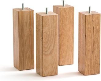 AM.PM Set van 4 vierkante bedbodem poten, Haquin