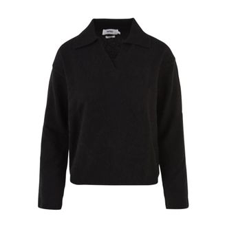 Notshy Polana Sweater - Dames - V-hals truien - Zwart - L - Wol - Truien & Vesten
