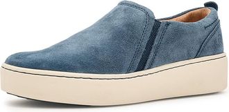 Born Mira Slip-On Womens Flat Shoes Dark Blue (Jeans) : 6.5 M, Leather/Suede
