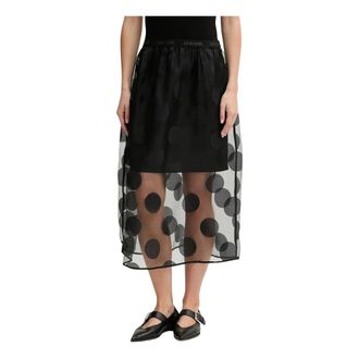 Stine Goya Dames, Rokken, Zwart, Maat: XS Poliester