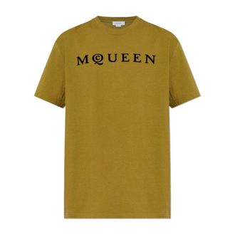 Alexander McQueen Hombre, Camisetas, Verde, Talla: 2XL
