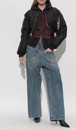 VETEMENTS Bomber Jacket, Womens, Black