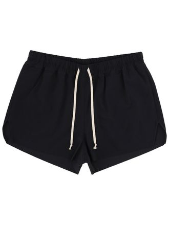 Rick Owens Minimalist Contrasting Drawstring Swim Shorts
