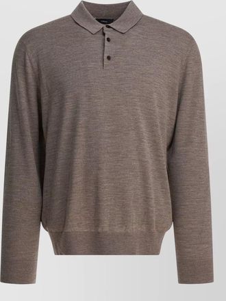 Vince wool cashmere polo sweater
