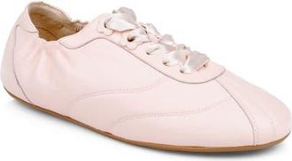 Badgley Mischka Wilmott Sneaker in Rose Leather at Nordstrom, Size 7.5