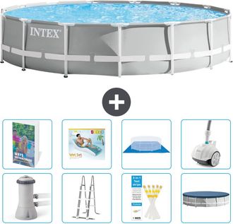 Intex Piscina Prism Frame Redonda - 457x107 Cm - 9-piezas S584