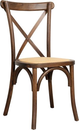 Biscottini International Biscottini - Silla De Cocina Moderna Apilable Silla De Madera Y Rat&aacute;n Comedor Sillas De Restaurante Sillas R&uacute;sticas Vintage Thonet