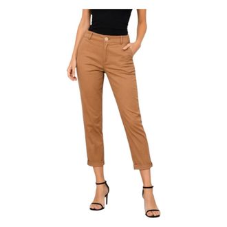 Imperial Cropped Trousers, female, Brown, Size: XS Tapered Trousers