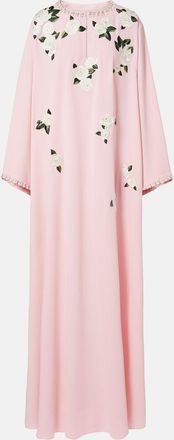 Carolina Herrera Caft&aacute;n floral bordado