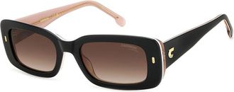 Carrera Zwart Bruin Getinte Zonnebril - Dames - Zonnebrillen - Zwart - 53 MM - Accessoires