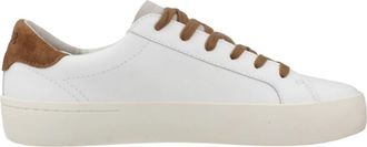 Sun 68 Street Leather - Heren - Sneakers - Wit - 44 EU - Leer - Schoenen
