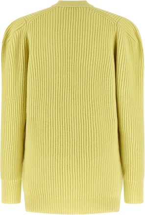 Stella McCartney Ribbed Wool Cardigan - Yellow