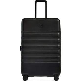 Antler Icon Stripe Large Suitcase in Black at Nordstrom
