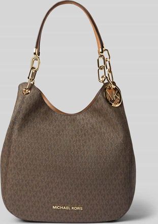 Michael Kors Shoulder Bag mit Logo-Applikation Modell Lillie in Mittelbraun, Gr&ouml;&szlig;e 1