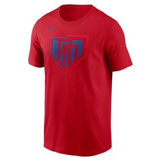 Nike Dominican Republic National Baseball Team 2026 World Baseball Classic Icon Nike Mens T-Shirt in Red | N19962QWBD-VAW