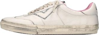 4B12 Schoenen, Dames, Wit, 38 EU, Leer, 4B12 Sneakers