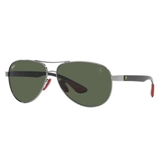 Ray-Ban Aviator Zonnebril - unisex - Zonnebrillen - Grijs - 63 MM - Accessoires