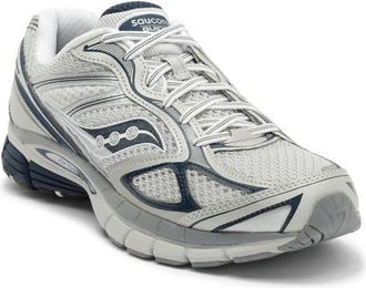 Saucony Gender Inclusive ProGrid Guide 7 Sneaker in Oyster/Navy at Nordstrom, Size 14.5 Womens