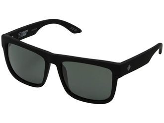 Spy Discord Sport Sunglasses Soft Matte Black/HD Plus Gray Green, Polycarbonate