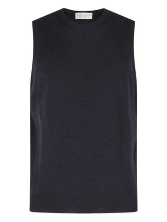 FILIPPO DE LAURENTIIS crew-neck vest - Blue