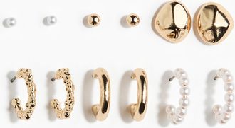 H&M 6 Paar Ohrringe - Gold