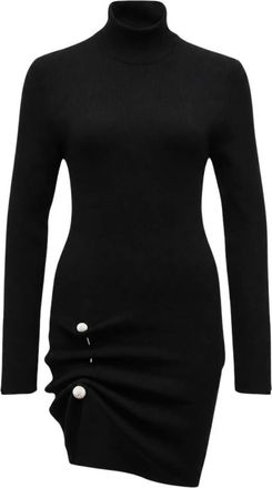 Giuseppe Di Morabito Mini abito drappeggiato con cristalli - - Dresses - Donna - Nero - S