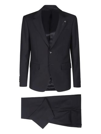 Lardini virgin wool suit - men - Virgin Wool - 50 - Blue