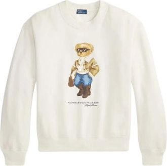 Ralph Lauren Polo Bear Sweatshirt - Dames - Sweatshirts & Hoodies - Wit - Maat: S