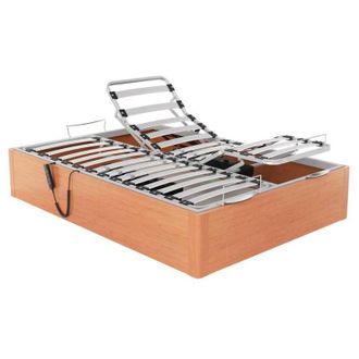 Colchones Aznar Canapé Abatible articulado con motor Ankara altura 34 cm 90x190 cm - Cerezo