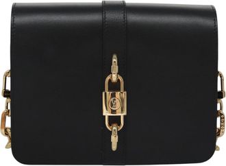 Louis Vuitton Rendez-Vous Handbag Leather Black Leather Bag (Pre-Owned)