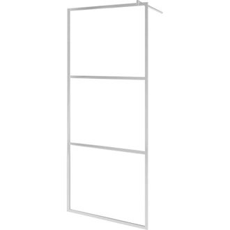 vidaXL Partici&oacute;n De Ducha 140x195 Cm De Vidrio Transparente