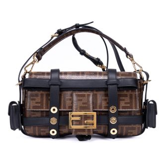 Fendi Cage Baguette Schoudertas