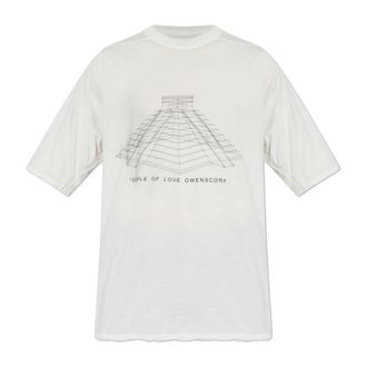 Rick Owens T-Shirts, male, Gray, Size: XL Jumbo SS T-Shirt