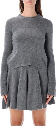 By Malene Birger Hannah Sweater - Dames - Kleedjes - Grijs - S - Wol - Kleedjes