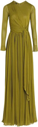 Giambattista Valli Abito lungo drappeggiato - Verde
