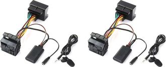 OEM Compatible Con Adaptador De Cable De Audio 2x Aux 5.0 + Micr&oacute;fono Externo, Apto Para Cd30, Cdc40, Cd70 Y Dvd90