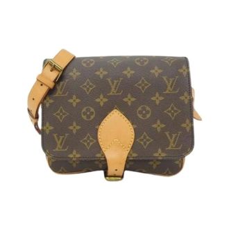 Louis Vuitton Pre-owned Cross Body Bags, male, Brown, Size: ONE SIZE Pre-owned Monogram Cartouchiere Shoulder Bag