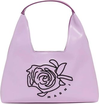 Marni Diamond Schoudertas - Dames - Shoppers - Paars - ONE Size - Tassen