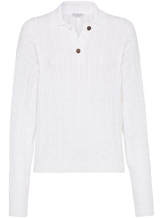 Brunello Cucinelli Maglione Dazzling - Bianco