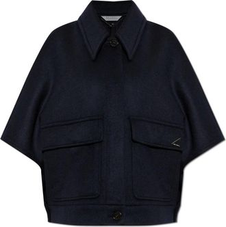 Max Mara Truien & Vesten, Dames, Blauw, M, Kasjmier, Dream Cashmere Poncho
