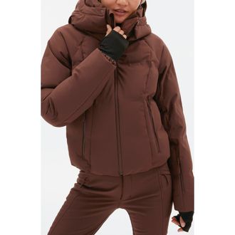 Halfdays Georgie Puffer Jacket in Spiked Cocoa at Nordstrom Rack, Size X-Large