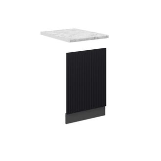 Vicco Panel Frontal Fame-line, Rayas Negras, 45 Cm, Et M&aacute;rmol