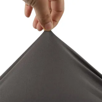 OEM Funda De Poli&eacute;ster Para Sof&aacute; Esquinero De 3+2 Plazas, Funda Protectora En Forma De L Para Muebles Del Hogar, Color Gris